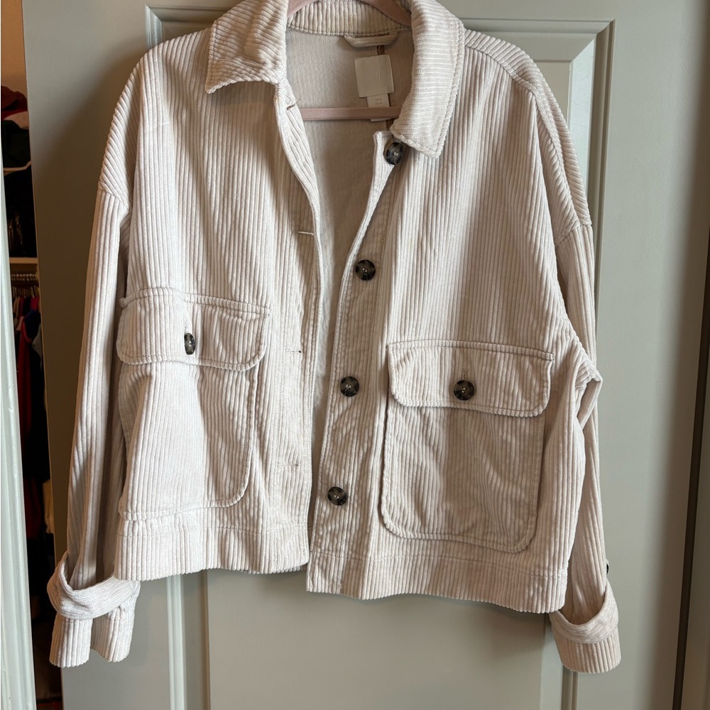 H&M Cream Oversized Jacket / Shacket
